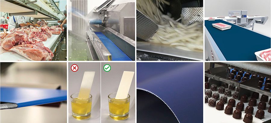 Thermoplastic polyurethane TPU belts for food industry